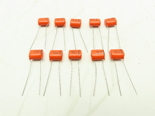 Sprague 225P Orange Drop Film Capacitor 0.22uF 10% 100VDC  LOT OF 10