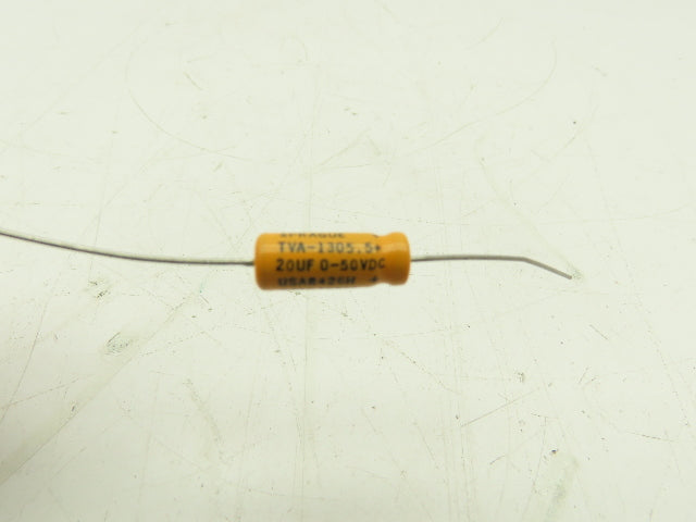 Sprague TVA-1305.5+ 20uF 0-50VDC Electrolytic Capacitor  LOT OF 10