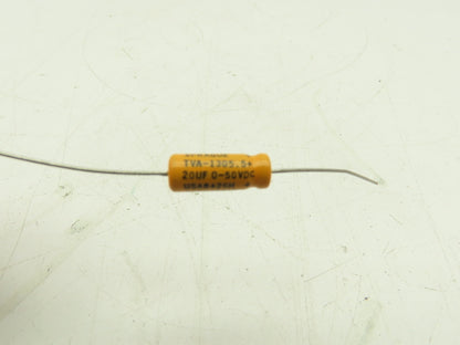 Sprague TVA-1305.5+ 20uF 0-50VDC Electrolytic Capacitor  LOT OF 10
