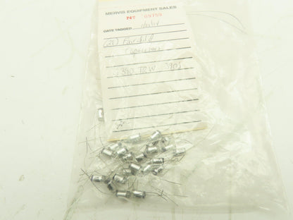 Fairchild J390 TRW 390J Wire Capacitor  LOT OF 28