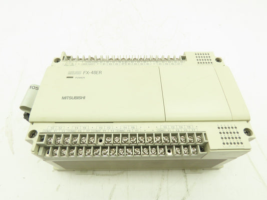 Mitsubishi FX-48ER Programmable Controller 48Pt Input/Output 24VDC