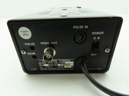 Cognex ITC-48 TV Camera Focus Lock Optical 120V