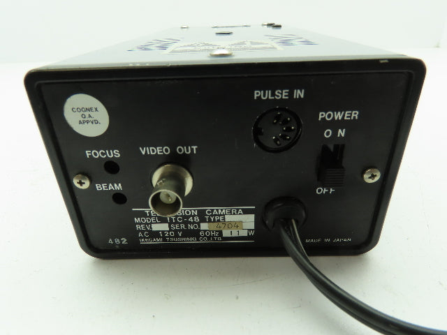 Cognex ITC-48 TV Camera Focus Lock Optical 120V