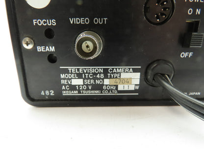 Cognex ITC-48 TV Camera Focus Lock Optical 120V