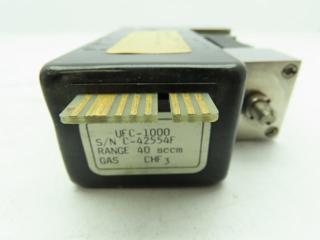 Unit UFC-1000 Mass Flow Controller Gas CHF3 40 SCCM 500 PSI Card Edge