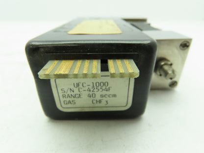 Unit UFC-1000 Mass Flow Controller Gas CHF3 40 SCCM 500 PSI Card Edge