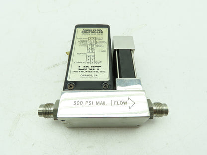 Unit UFC-1000 Mass Flow Controller Gas CHF3 40 SCCM 500 PSI Card Edge