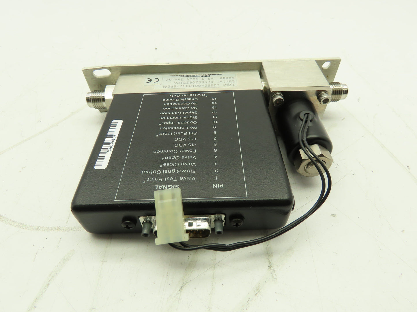 MKS 1258C-00100RV-SPCAL Mass Flow Controller Meter Gas N2 69.9 SCCM