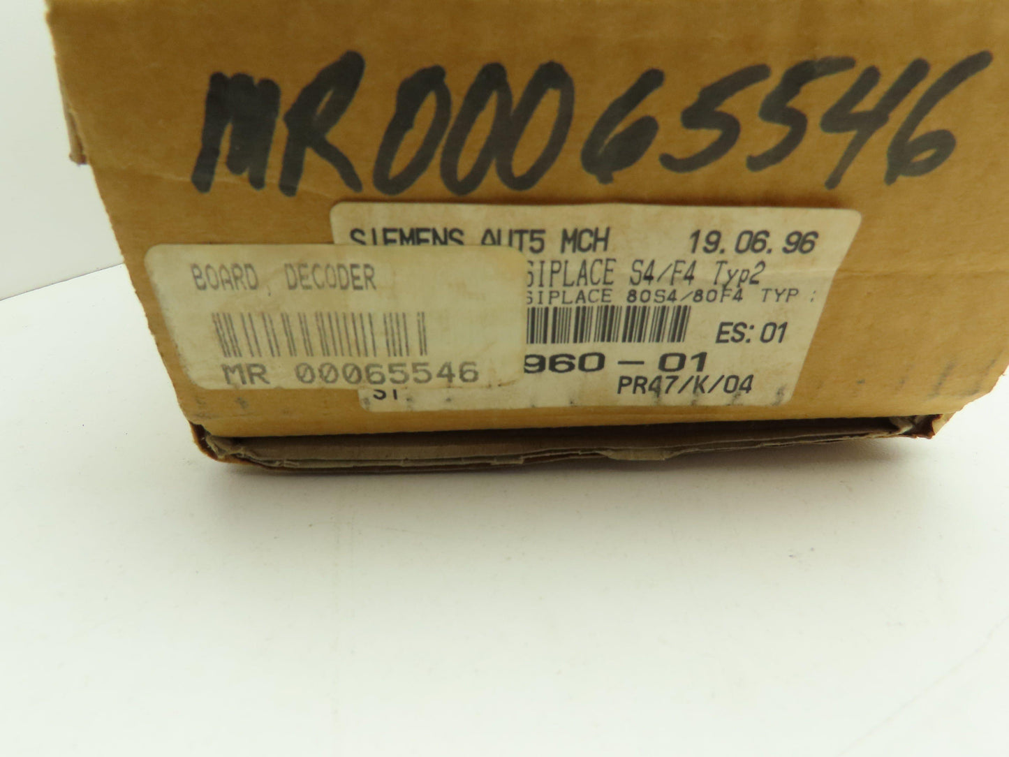 Siemens 321960 I/O Decoder Input/Output Module AUT5 MCH  00321960-01