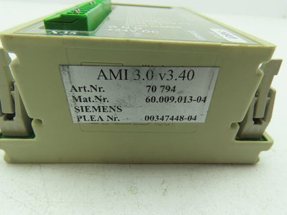 Wieland Bamberg Siemens AMI 3.0 V3.40 Interface Module 24VDC 70 794