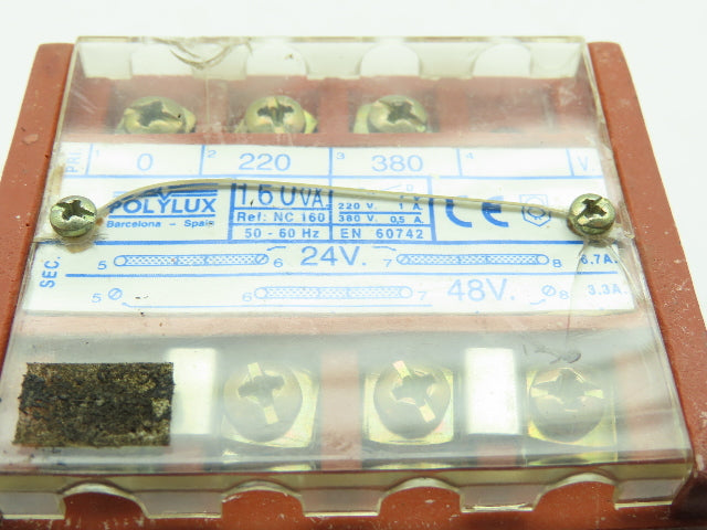 Polylux NC160 Transformer 160 VA 220/380V Input  24/48V Output