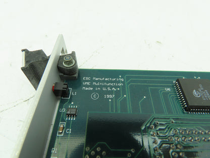 ESC Mfg 01-174-500 VME Multifunction Slot Card Circuit Board 01-174-000