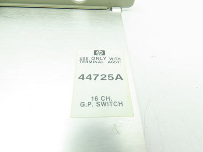 HP Agilent  44725A 16-Channel General Purpose Switch Module