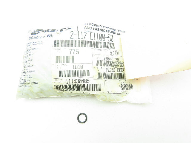 Zatkoff 2-112 E100-50 EP O-Ring Black 1/2" ID x 11/16" OD x 3/32"  LOT OF 775