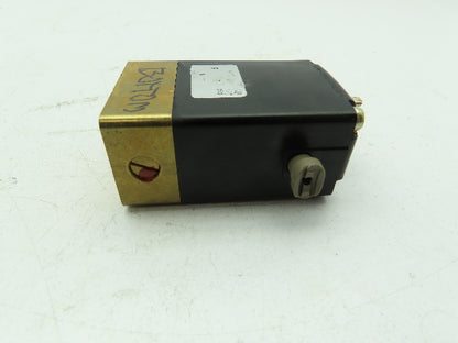 Burkert 0331 C 1/8 FPM BR Solenoid Vacuum Valve 120V 8W 87 PSI
