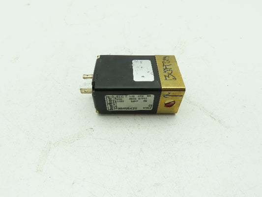 Burkert 0331 C 1/8 FPM BR Solenoid Vacuum Valve 120V 8W 87 PSI