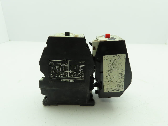 Siemens 3TB4210-0A Contactor 3-Pole 120V Coil 30A Sz 0 w/Overload  LOT OF 2