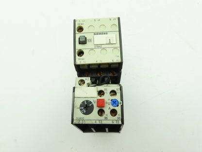 Siemens 3TB4210-0A Contactor 3-Pole 120V Coil 30A Sz 0 w/Overload  LOT OF 2