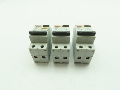 Merlin Gerin K60N C16 Multi 9 Circuit Breaker 2-Pole 16 Amp 400V 27913  LOT OF 3