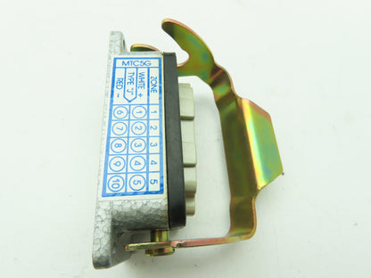 DME MTC-5-G Mold Thermocouple Connector 5-Zone 10-Pin 10A Amphenol Plug C146