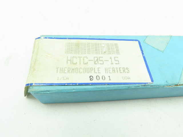 DME HCTC-05-15 Thermocouple Cartridge Firerod Tube Heater 240V 1980W 15"