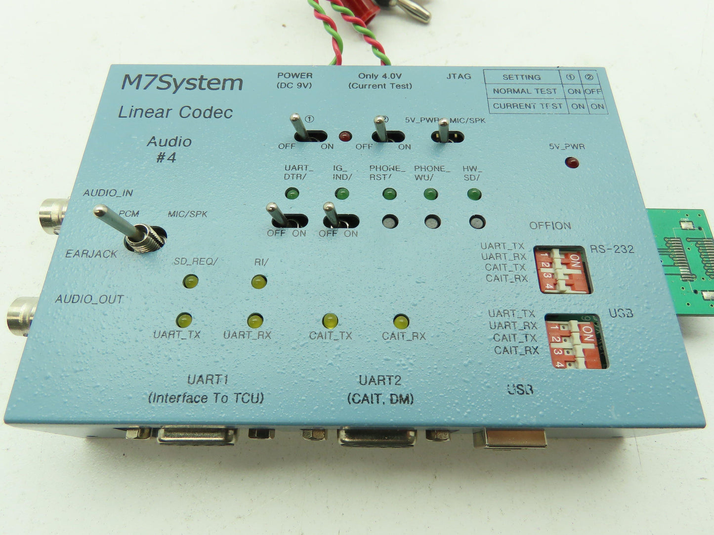 M Seven System M7SYSTEM Dual Band CDMA 1x/ GPS Module Box Linear Codec RS-232