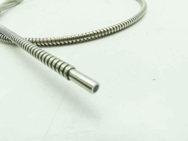 Dolan Jenner BXL848 Glass Fiber Optic Cable Light Guide 90deg Tip 48" Stainless