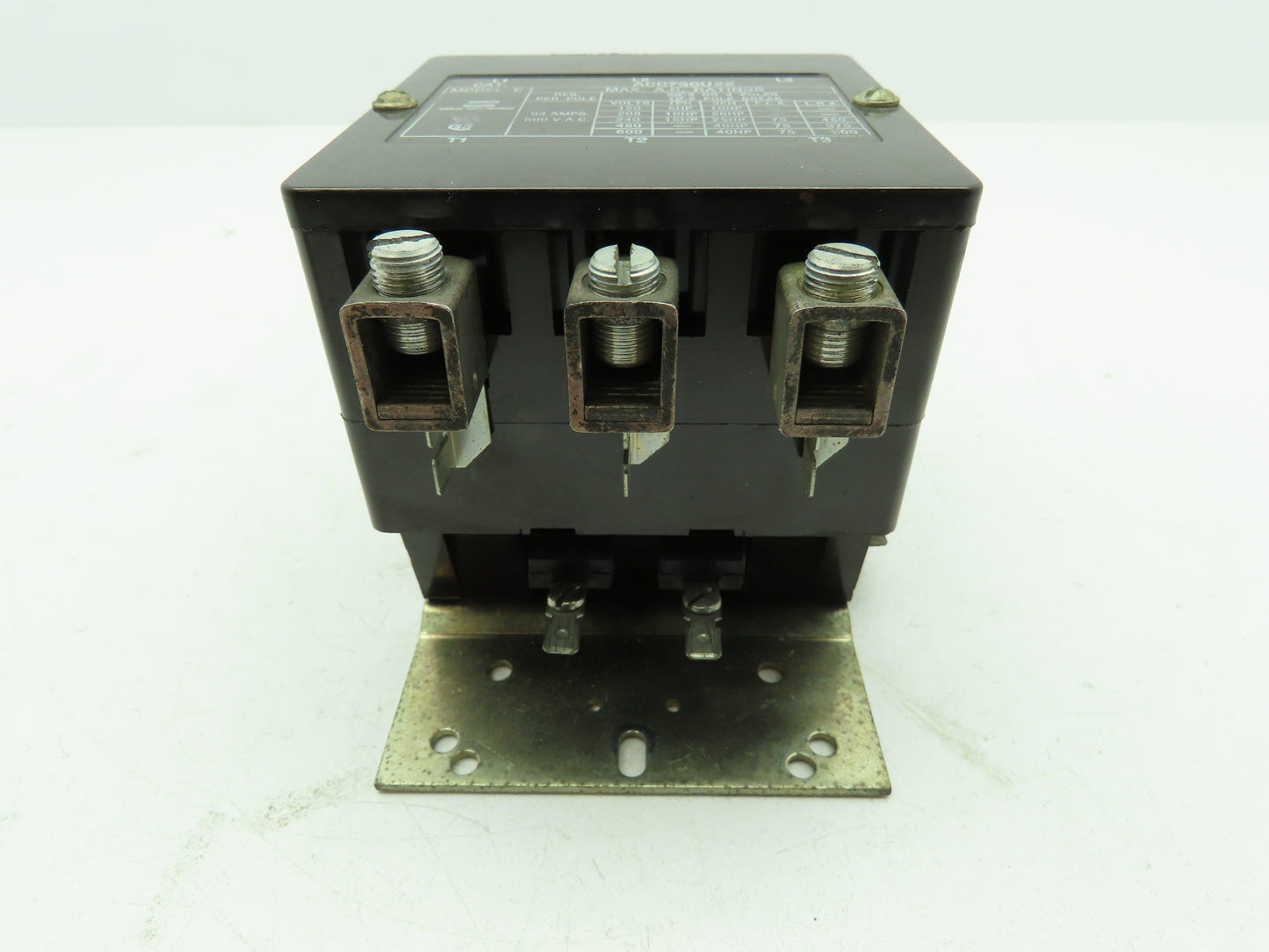 Arrow Hart ACC730U22 Contactor 3-Pole 93A 115V Coil Model E