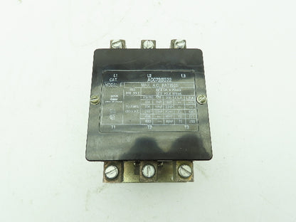 Arrow Hart ACC730U22 Contactor 3-Pole 93A 115V Coil Model E