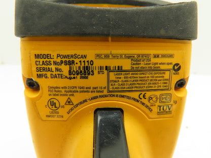 Powerscan PSC PSSR-1110 Handheld Barcode Scanner