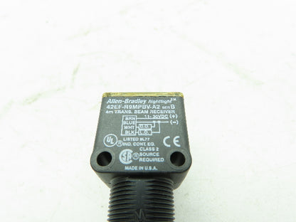 Allen Bradley 42EF-R9MPBV-A2 RightSight Beam Receiver Sensor Ser B  LOT OF 2