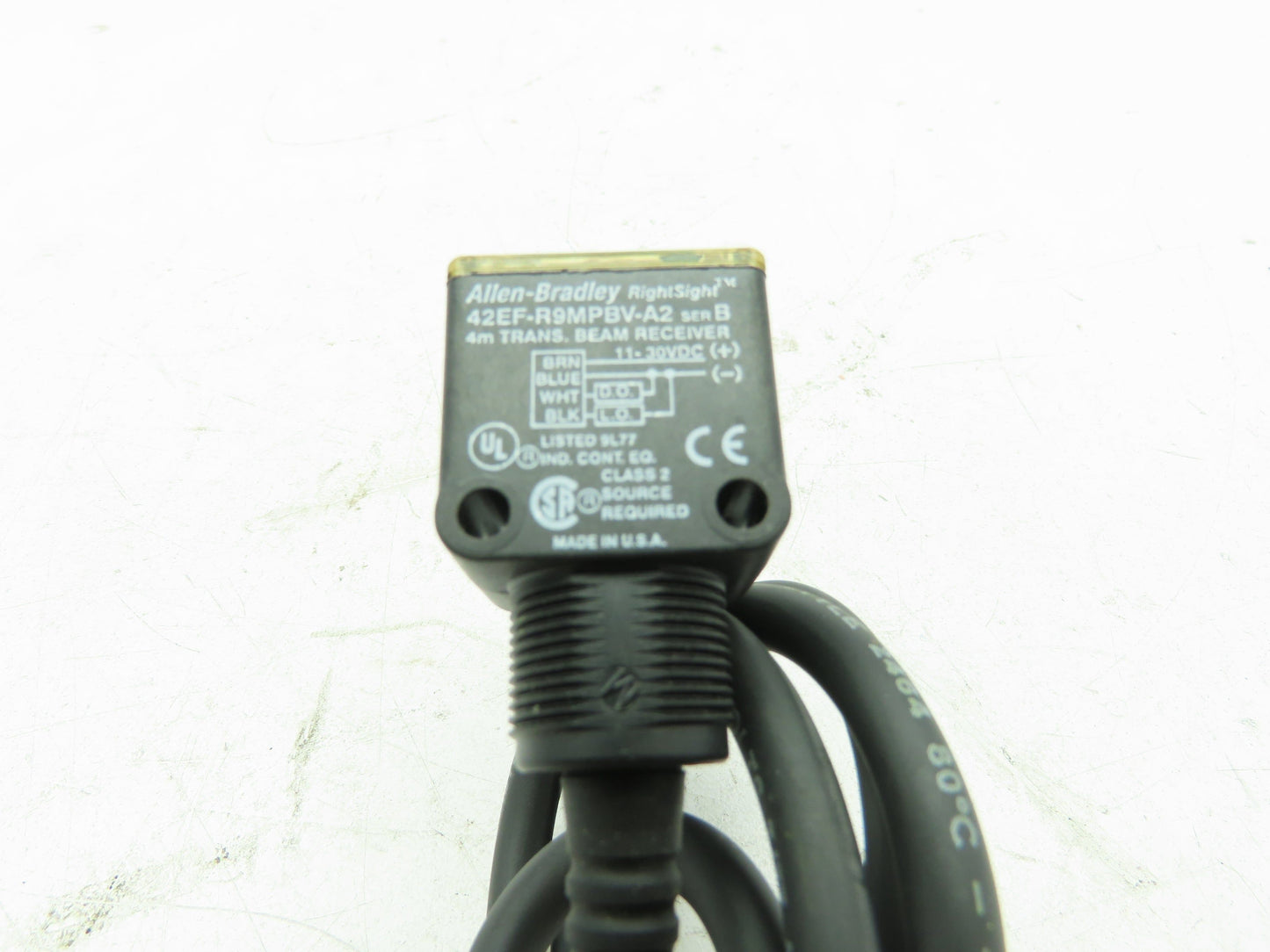 Allen Bradley 42EF-R9MPBV-A2 RightSight Beam Receiver Sensor Ser B  LOT OF 2