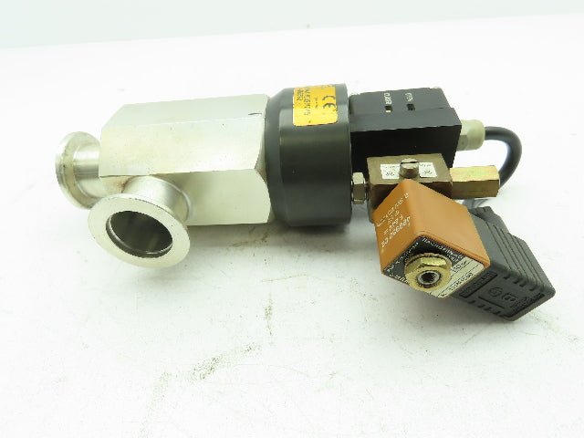 VAT 26328-KA41-1002/1015 Pneumatic Stainless Right Angle Solenoid Valve 1" ID