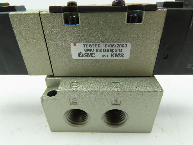 SMC NVFS2210-5G-02T Double Solenoid Valve 15-150 PSI 21-26 VDC