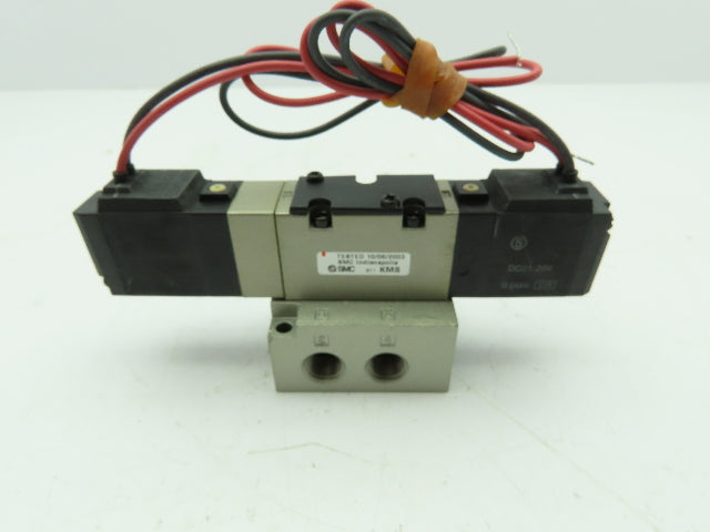 SMC NVFS2210-5G-02T Double Solenoid Valve 15-150 PSI 21-26 VDC