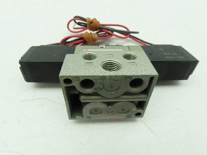 SMC NVFS2210-5G-02T Double Solenoid Valve 15-150 PSI 21-26 VDC