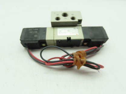 SMC NVFS2210-5G-02T Double Solenoid Valve 15-150 PSI 21-26 VDC