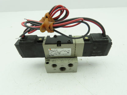 SMC NVFS2210-5G-02T Double Solenoid Valve 15-150 PSI 21-26 VDC
