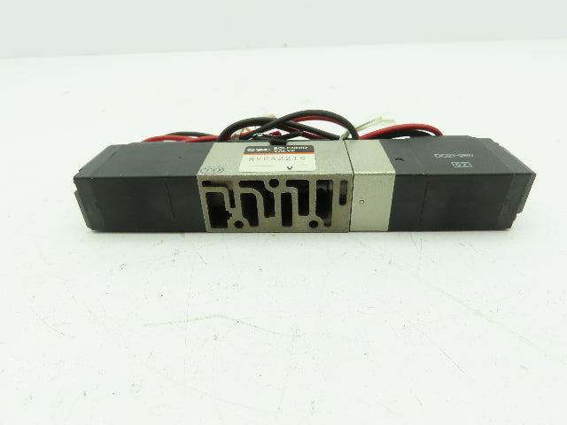 SMC NVFS2210 Double Solenoid Valve 15-150 PSI 21-26 VDC  Lot of 2