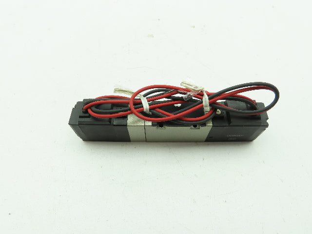 SMC NVFS2210 Double Solenoid Valve 15-150 PSI 21-26 VDC  Lot of 2