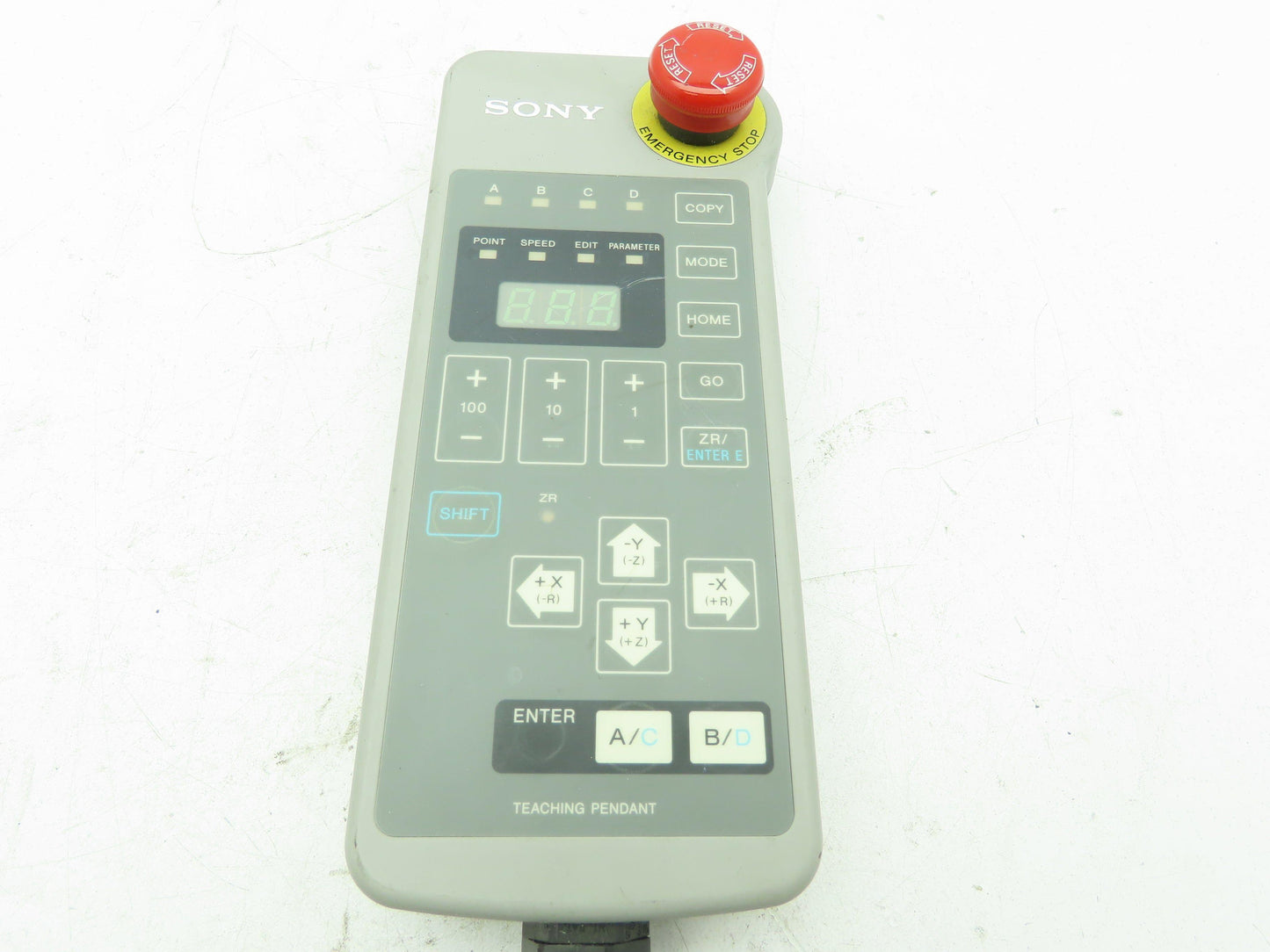 Sony Pro-U Handheld Teaching Pendant Keypad Controller E-STOP Push Button