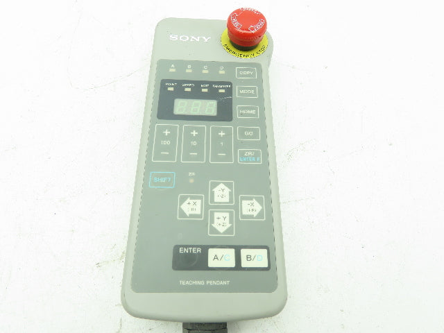 Sony Pro-U Handheld Teaching Pendant Keypad Controller E-STOP Push Button