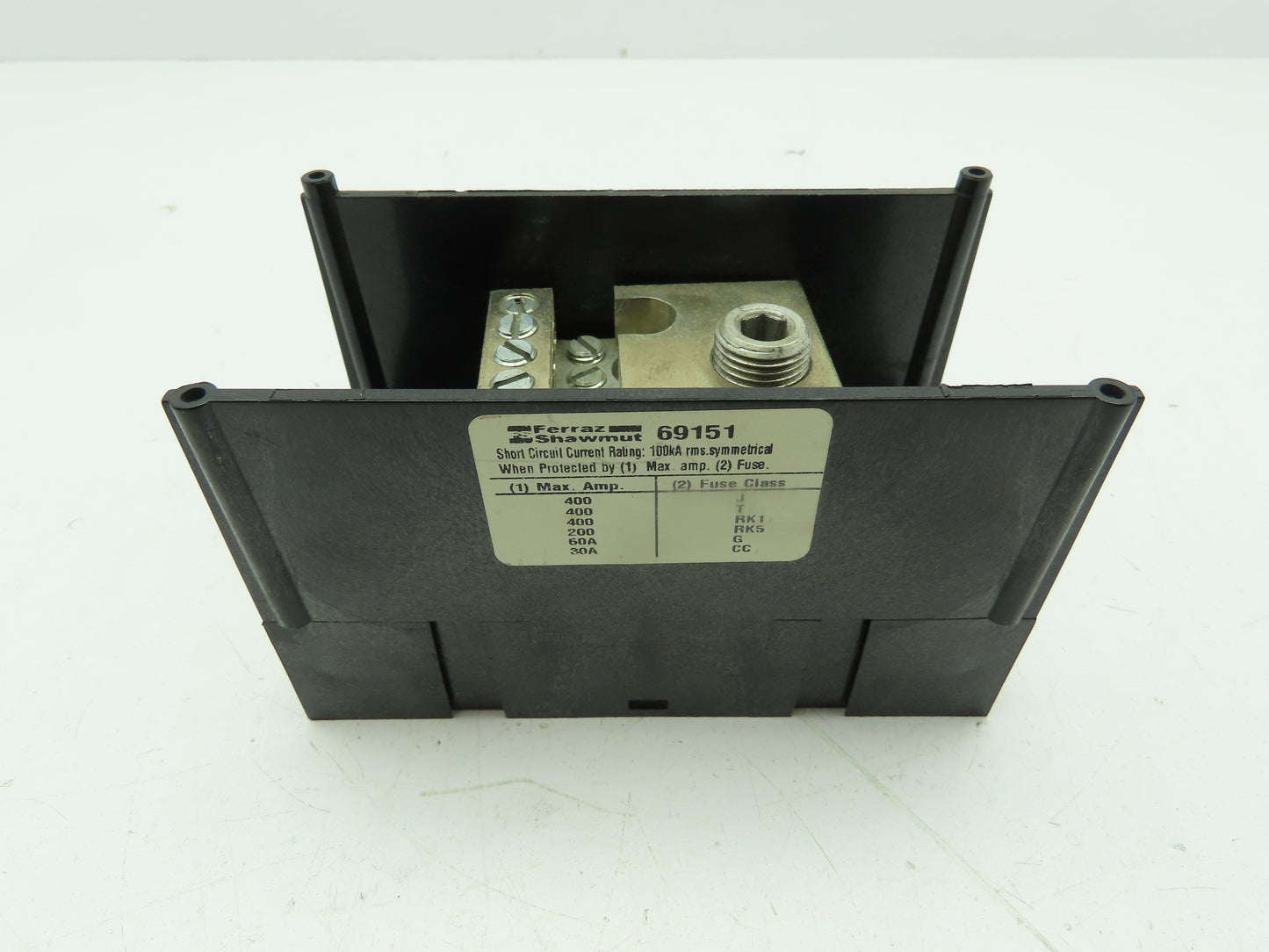 Ferraz Shawmut 69151 Power Distribution Terminal Block 1-Pole 350MCM-#6 x #4-#14