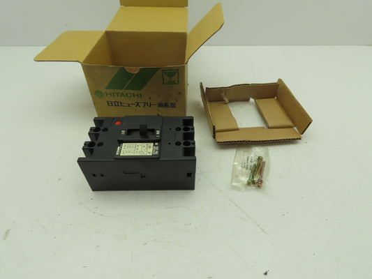 Hitachi F-30F Fuse Free Circuit Breaker 3-Pole 10 Amp 220/460/600VAC