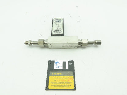 UNIT UTM-3020 Mass Flow Calibration Meter Gas N2 50 SLM 500 PSI