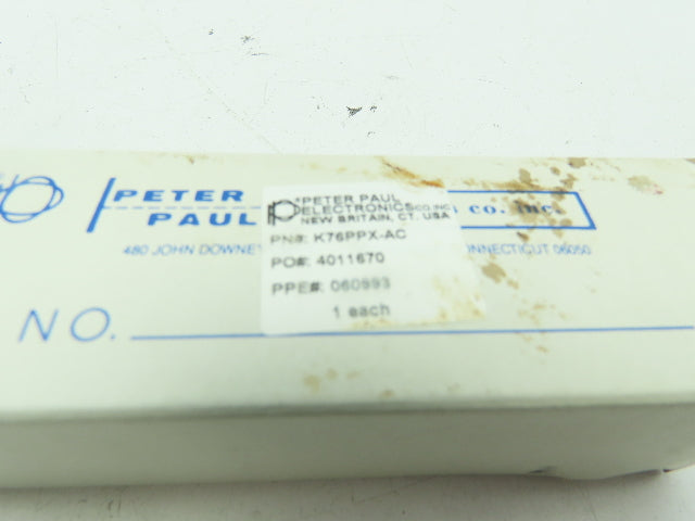 Peter Paul K76PPX-AC Valve Rebuild Repair Kit  Sleeve Assy Plunger Spring  Seal
