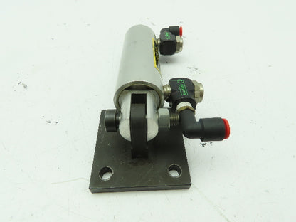 Parker 1.12PUA16 Pneumatic Air Cylinder Pivot Swivel Mount 1.5" Stroke Series P