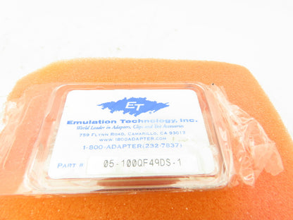 Emulation Technology 05-100QF49DS-1 Programmer Test Chip Adapter Plug In Socket