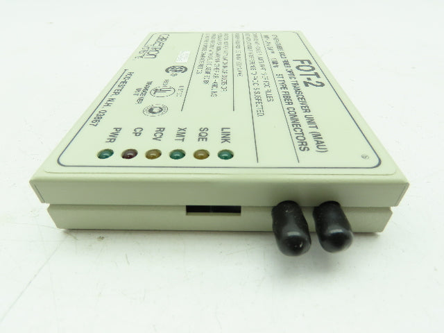 Cabletron FOT-2 Fiber Optic Transceiver Unit MAU Ethernet IEEE 802.3  10Mb/s