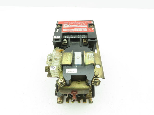 Square D 8903 SMG10 Lighting Contactor 2-Pole 30 Amp 120V Coil Ser A Open